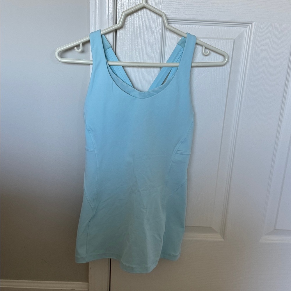 lululemon athletica Light Blue Tank Top